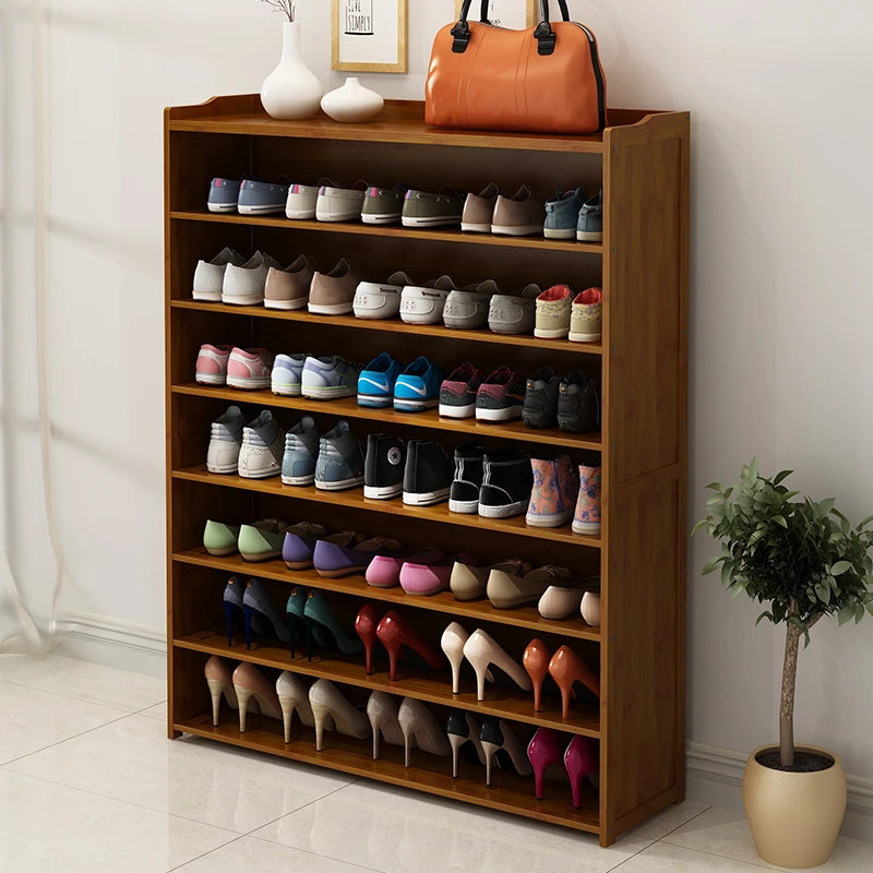 家用大容量简易鞋架子防尘客厅阳台结实储物置物架玄关学生宿舍