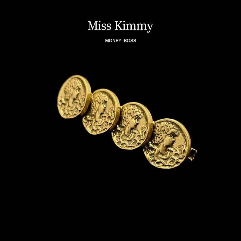 MissKimmy复古人像金币发饰欧美经典时尚发夹0407