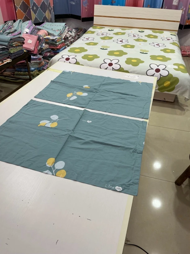 302号全棉斜纹枕套2个【50/76】