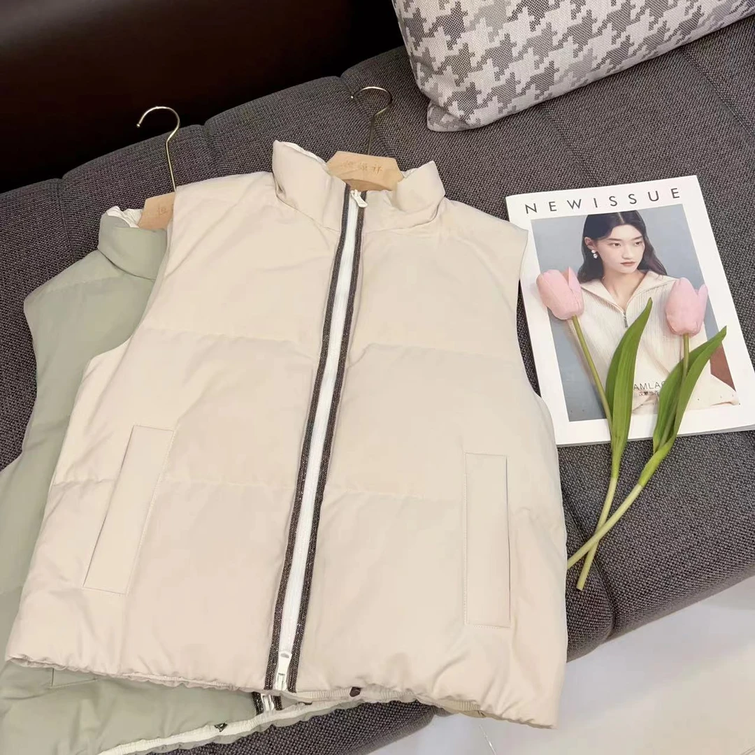 【美姐说】 立领鹅绒马夹0639