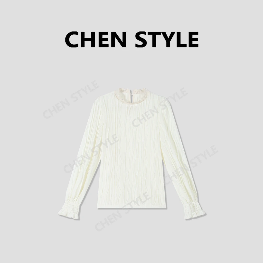 楚楚君~【心动之旅】T62947韩范精致花边小衫单独上衣