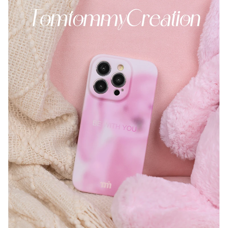 Tom原创适用iPhone14promax手机壳苹果13pro可爱兔子12磨砂新款女
