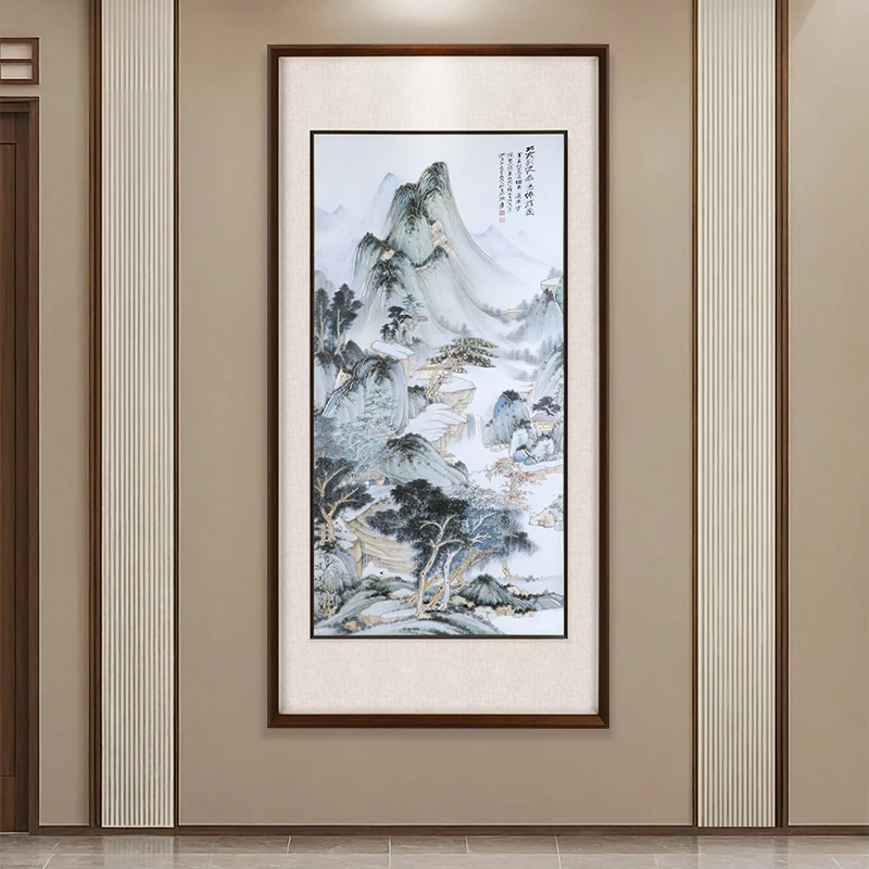 SANQIDI/三奇帝《华阳仙馆图》铜雕画玄关走廊装饰画