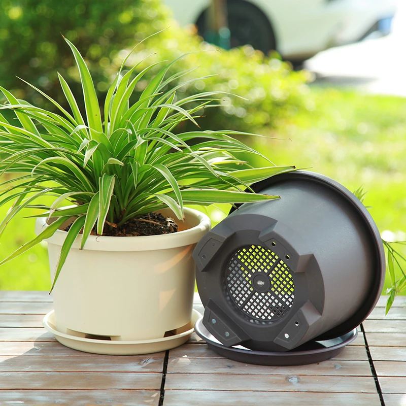 加厚控根球根花盆多肉朱顶红铃兰花卉牵牛草花透气矮胖种球种植盆