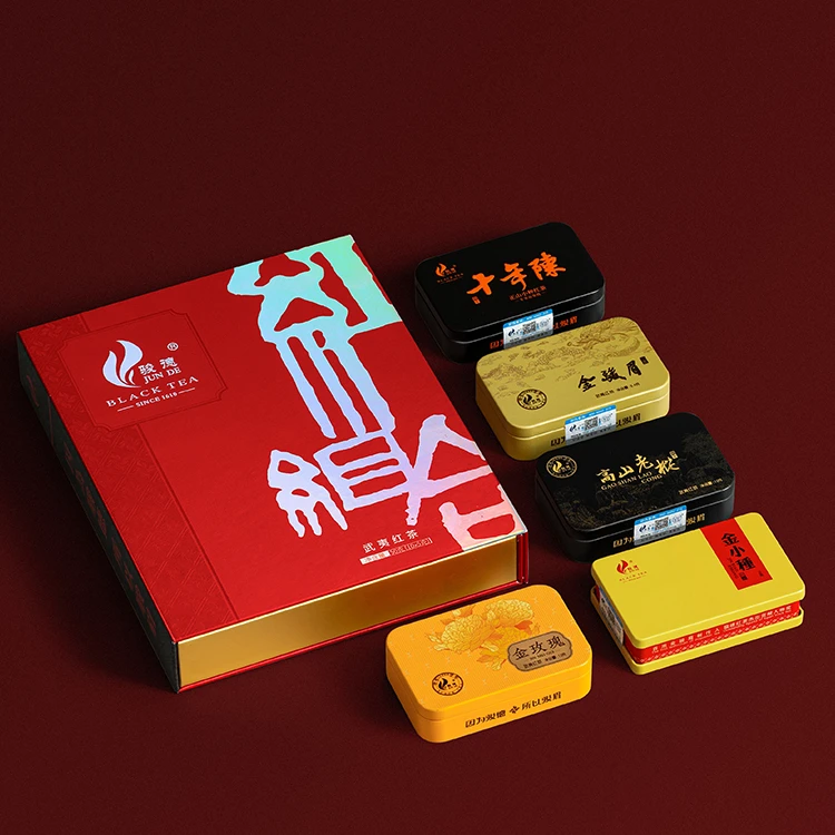 骏德【红茶组合.至尊款】武夷山桐木关金丝正山小种花香松烟松香