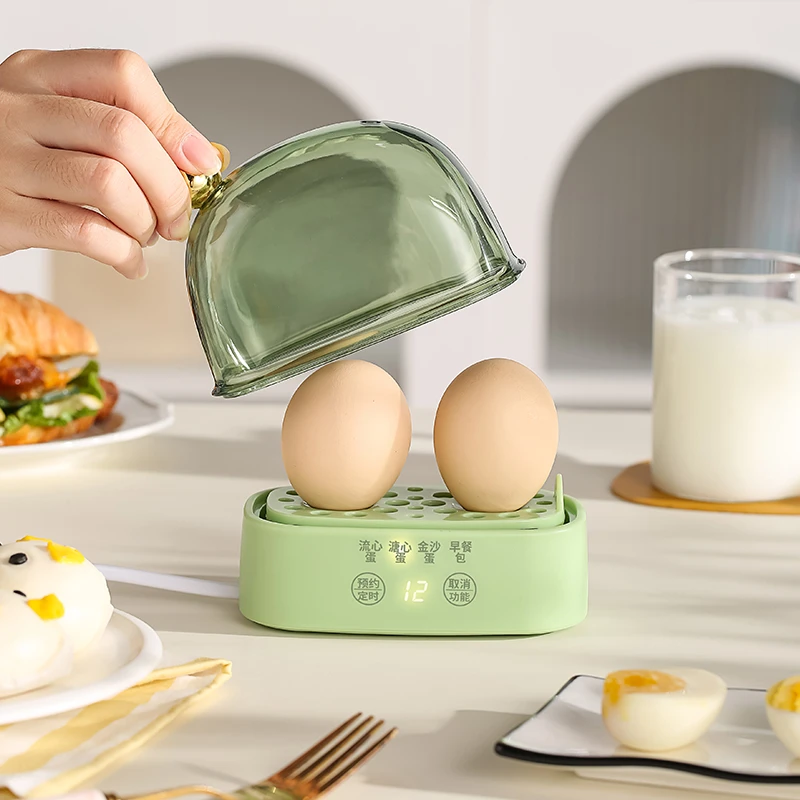 米栗熊一个人迷你家用蒸蛋器煮蛋器神器小型可爱宿舍小功率新款