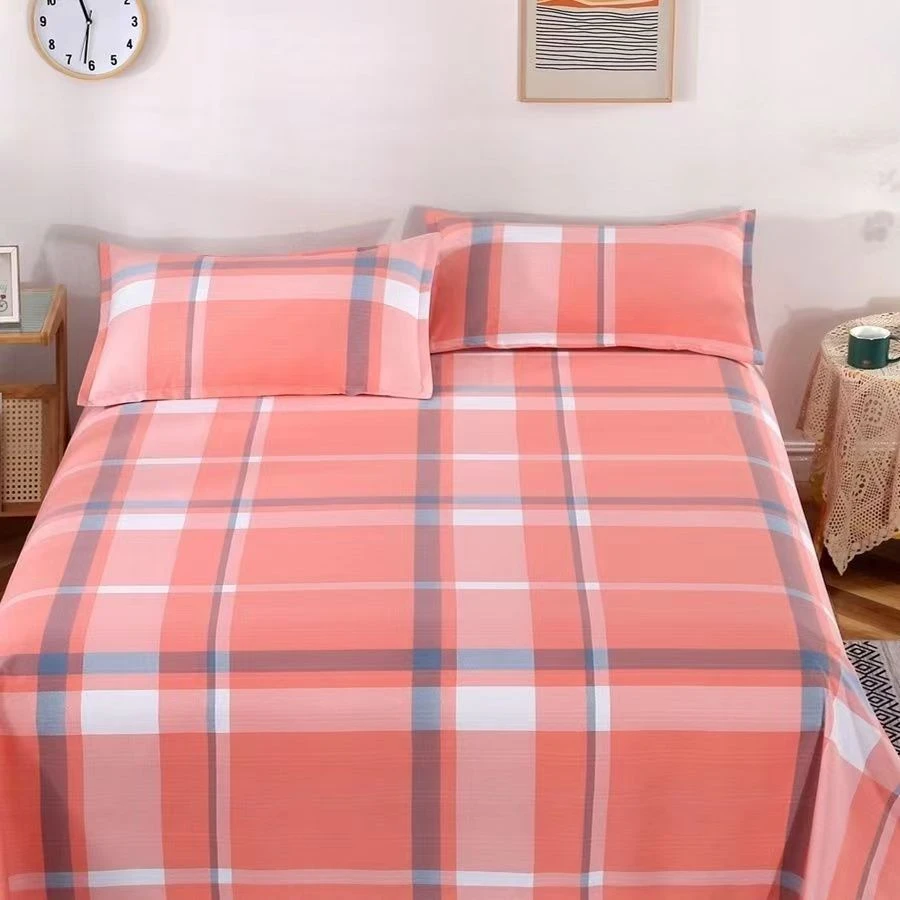 纯棉床单单件布料春夏新款纯棉鱼骨纹断条加厚亲肤柔软舒（加工）