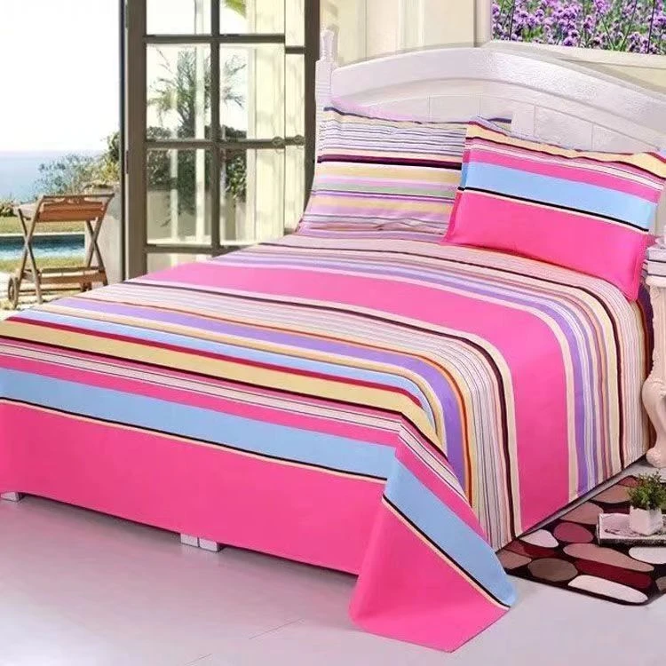 纯棉加厚老粗布床单双人加密亲肤炕单春夏吸汗透气凉席布料1.8/2