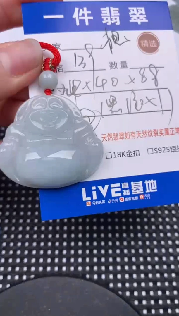 【闪购商品】翡翠颈饰未镶嵌挂件