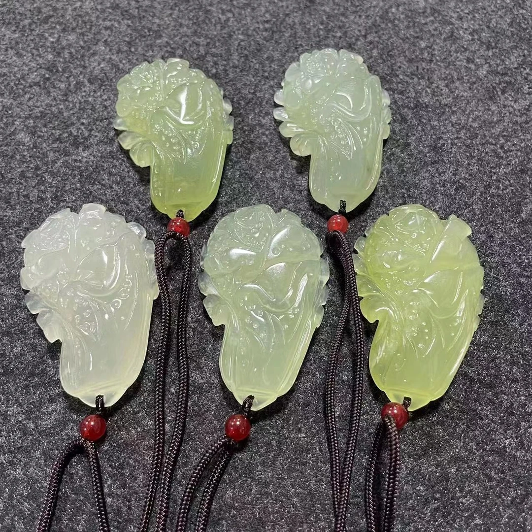 【李总福利】蛇纹石玉未镶嵌随机发一个白/菜