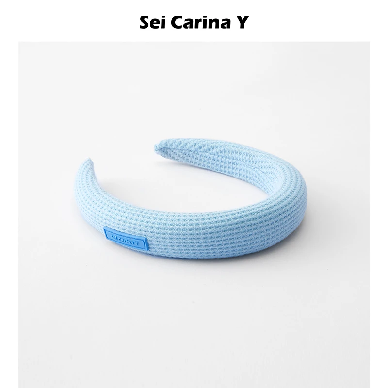 非金属布艺发饰 Sei Carina Y华夫格发箍百搭简约糖果色新款头箍