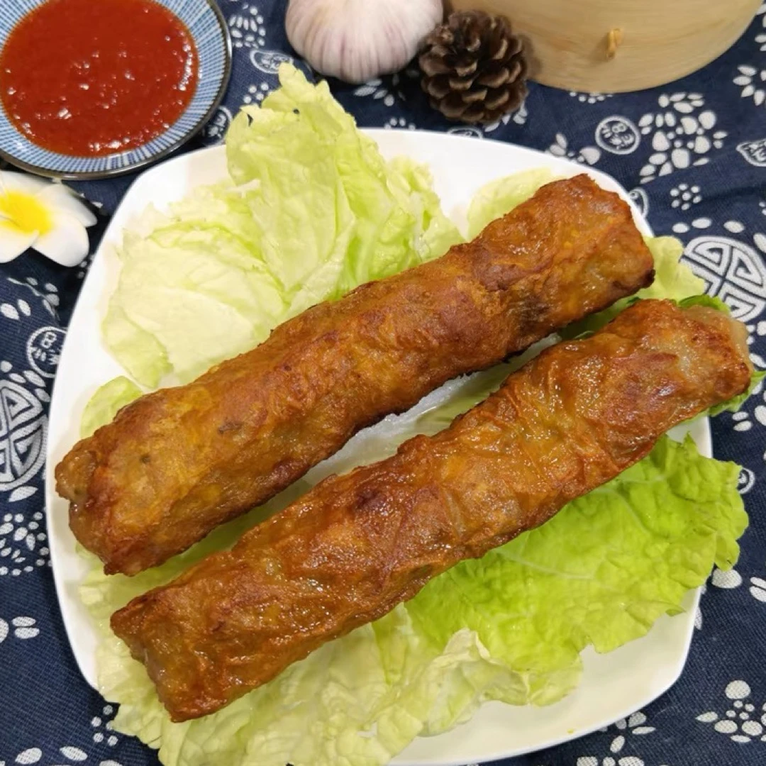 好谢深沪美食  淳肉肠2斤+鸡卷1斤  现做现发500g/包