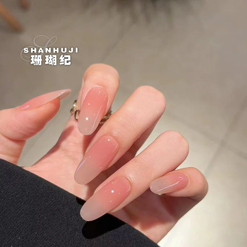 【嬛嬛渐变】珊瑚纪显白美甲气质简约百搭秋冬温柔ins穿戴甲