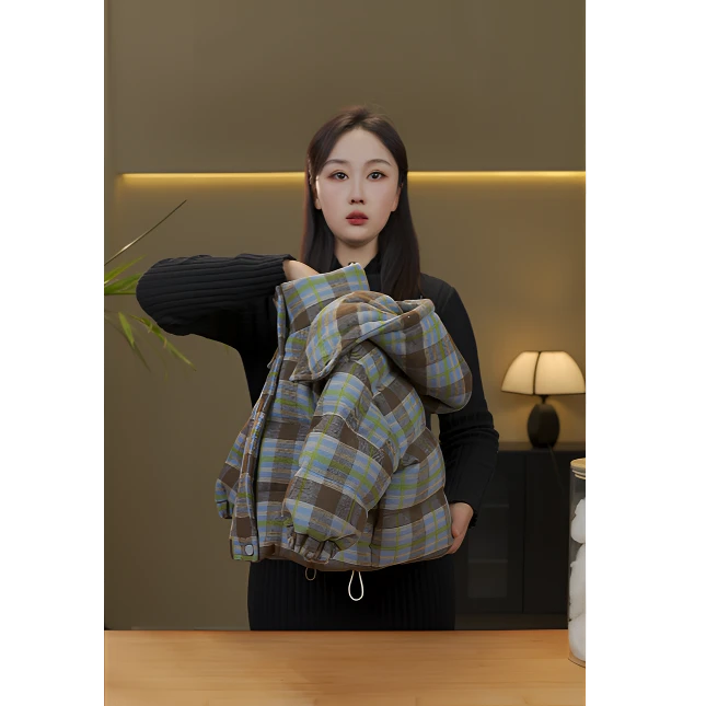 【BL】2024新款加厚时尚百搭外套男女中小童洋气棉服24606