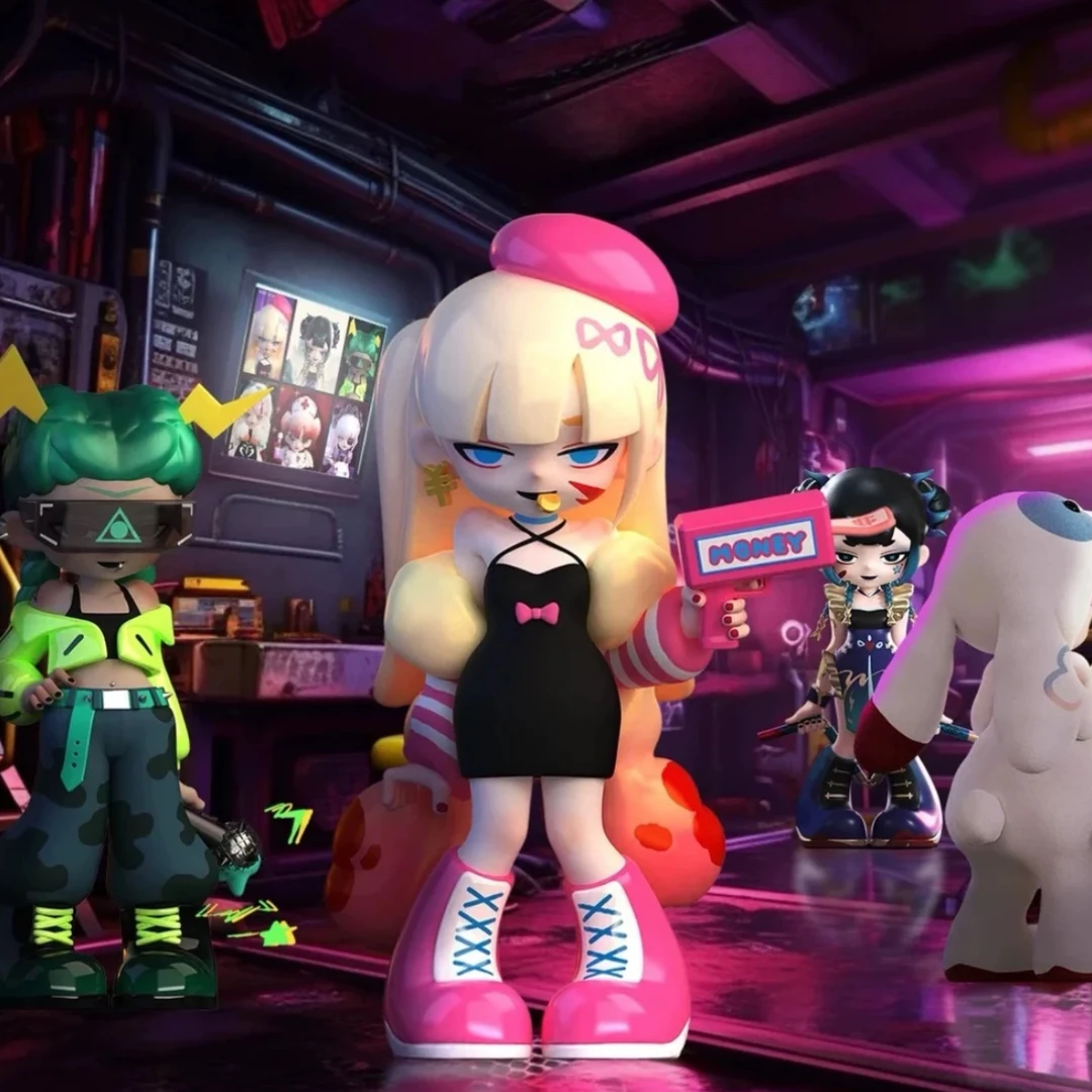 【拆盒】病娇少女二代撕掉标签盲盒摆件手办女孩礼物【不支持退换】