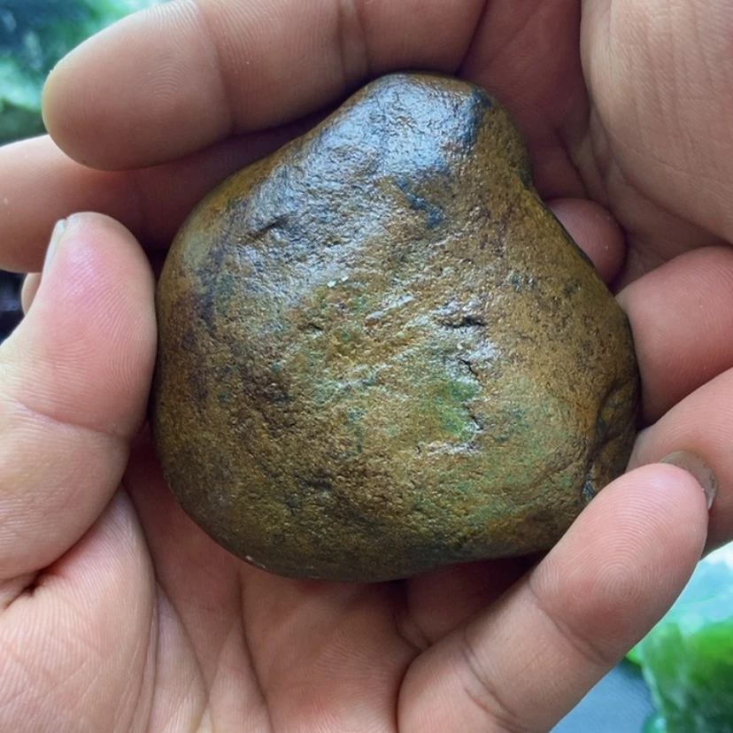 【闪购商品】岫岩河磨玉（透闪石质玉）手把件未镶嵌庸