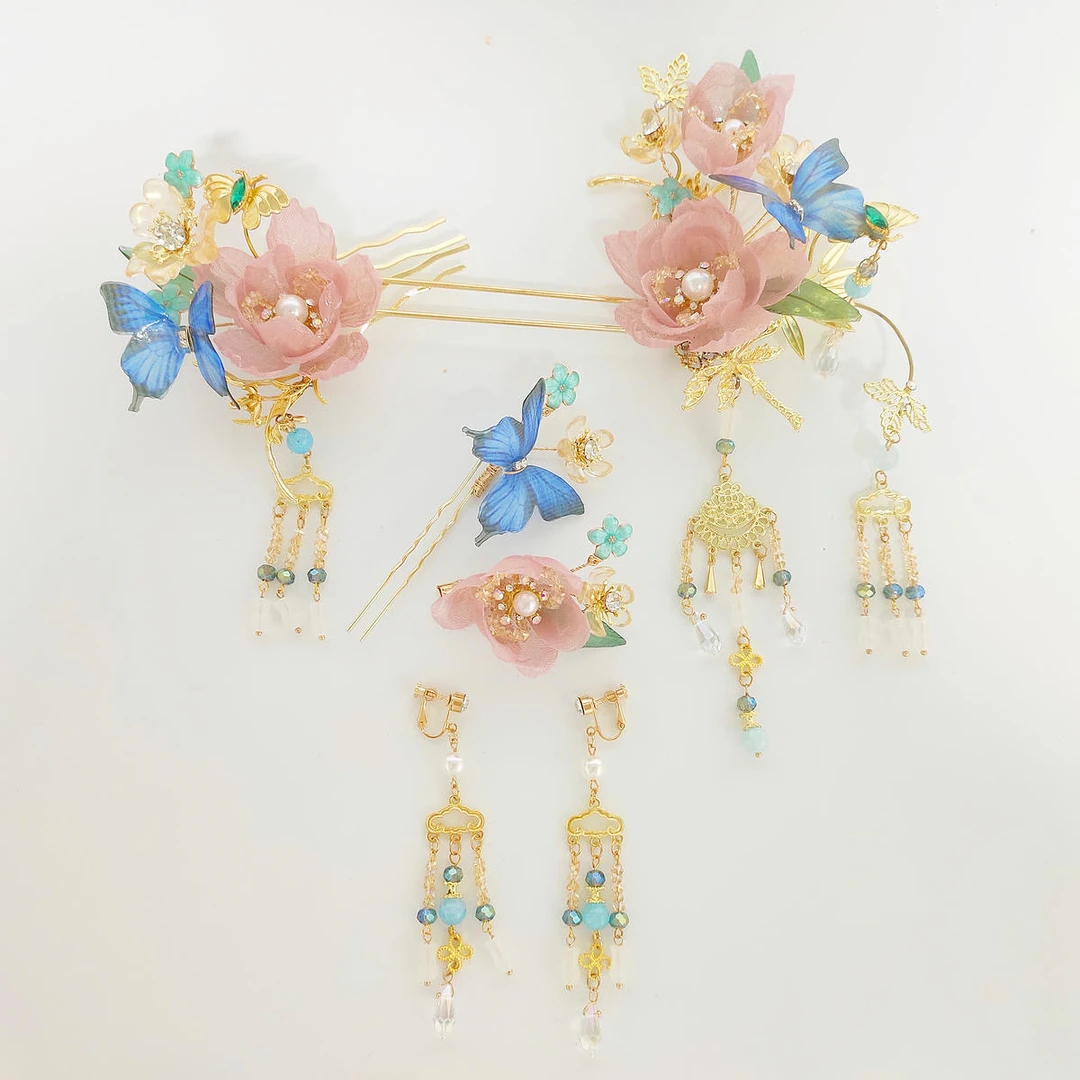 非金属婚庆饰品 定制系•中式新娘饰品9667