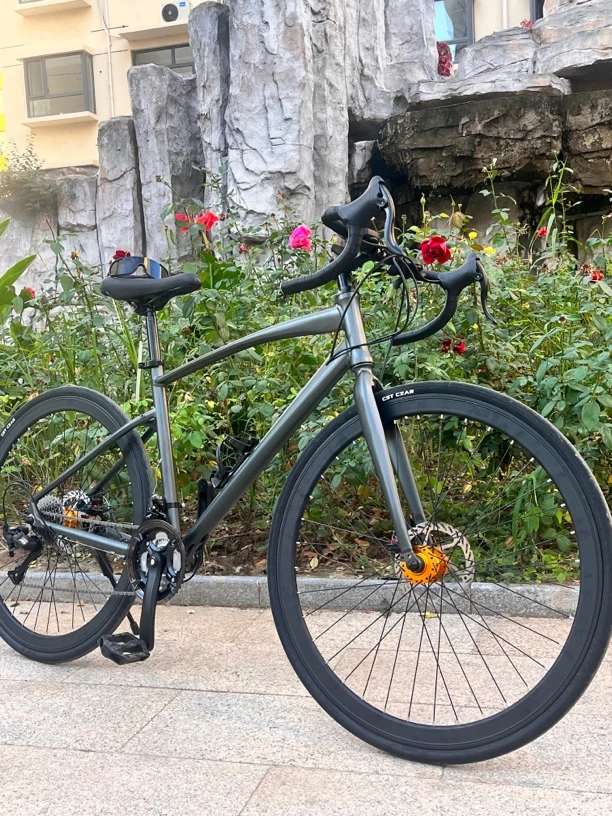 屹安达铝合金公路自行车成人变速学生700c赛车轻便单车