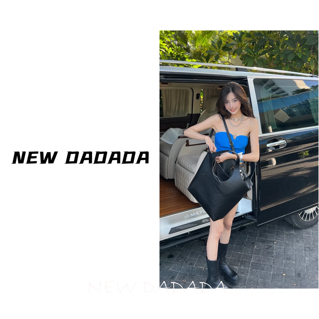 利达 NEW DADADA【野生珍妮】夏季辣妹小众显瘦百搭毛织抹胸TR013