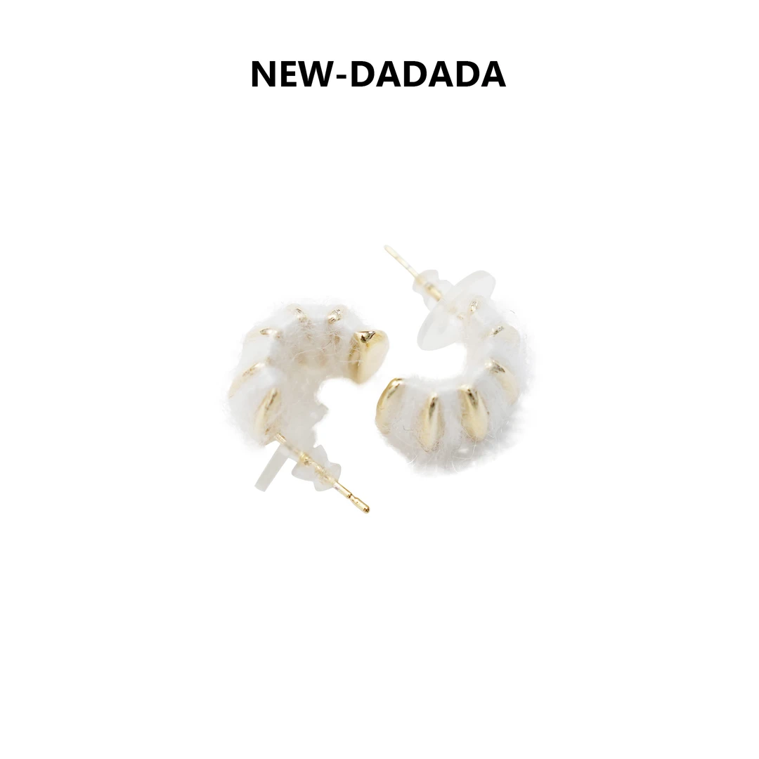 钛钢耳饰 利达 NEW DADADA【利达同款】简约气质时尚小众耳环TE336