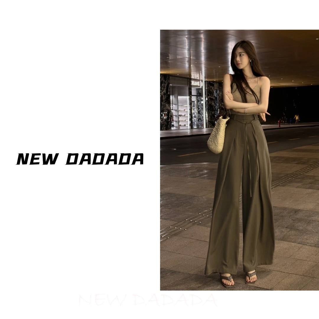 利达 NEW DADADA【夏日画廊】洋气垂感西裤气质时尚休闲裤TL89