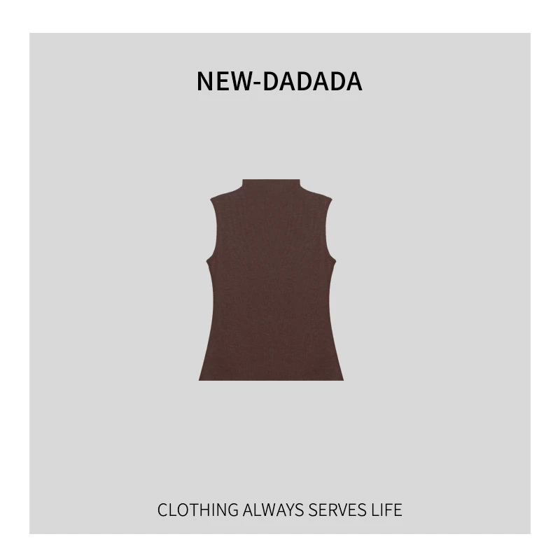 利达 NEW DADADA 【舒曼】休闲高级感百搭时尚无袖打底T恤TQ670