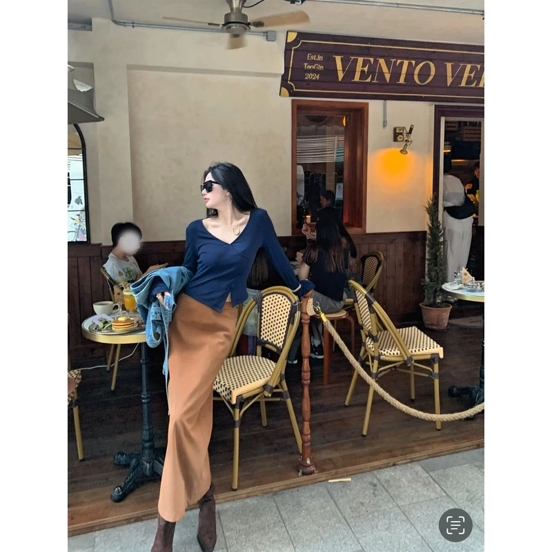 利达 NEW DADADA【舒适奇遇】气质休闲设计感显瘦半身裙TDK1009