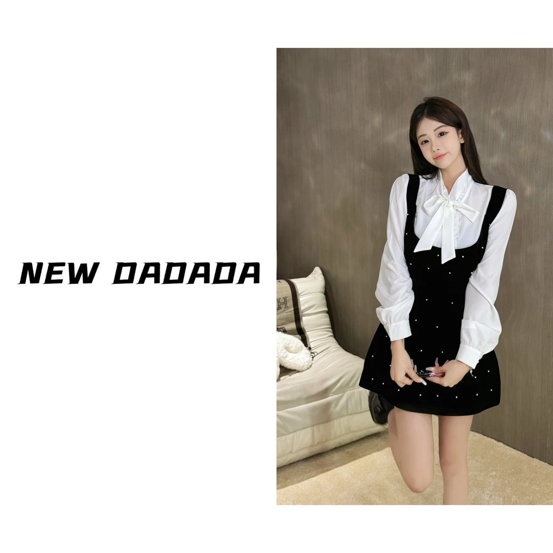 利达 NEW DADADA【丝绒蝴蝶结】气质百搭法式时尚套装TB390-TB576