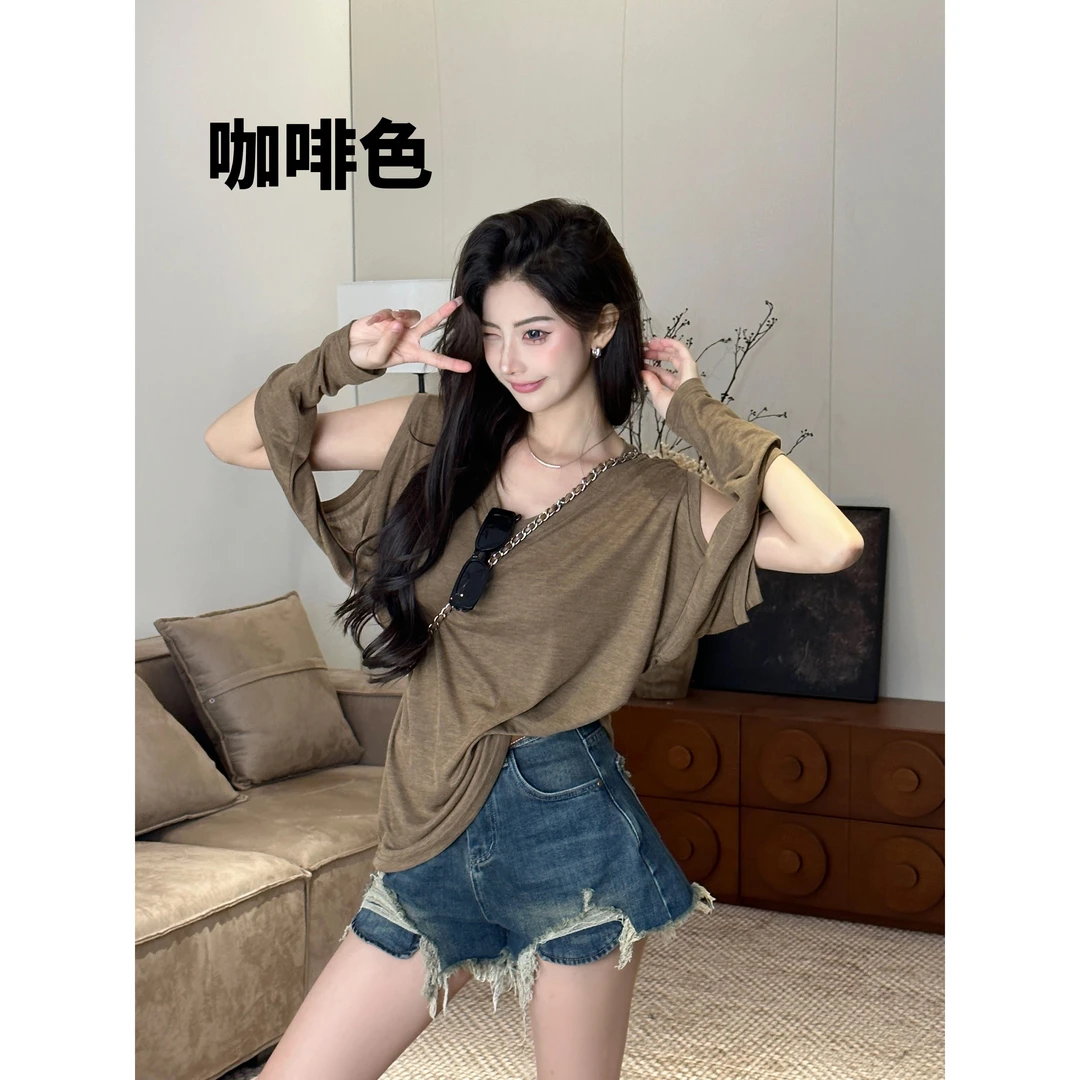 清清利达 NEW DADADA【街头少女】气质百搭上衣TQ463