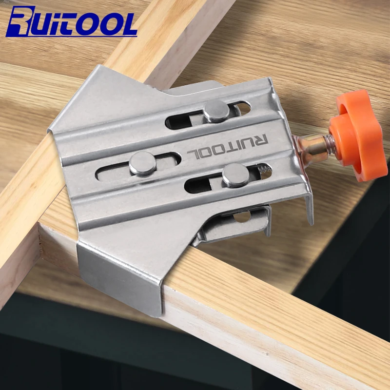 RUITOOL木工直角夹90度固定夹相框夹木板画框强力不锈钢夹持器