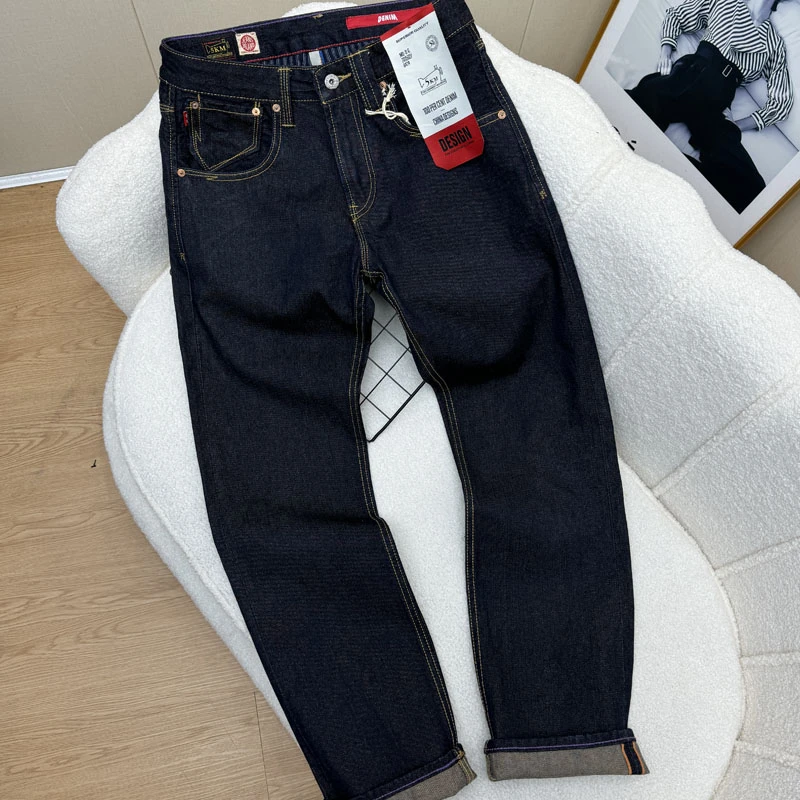 2024新款定制津巴布韦高品丹宁赤耳男牛仔长裤子直筒时尚百搭休闲