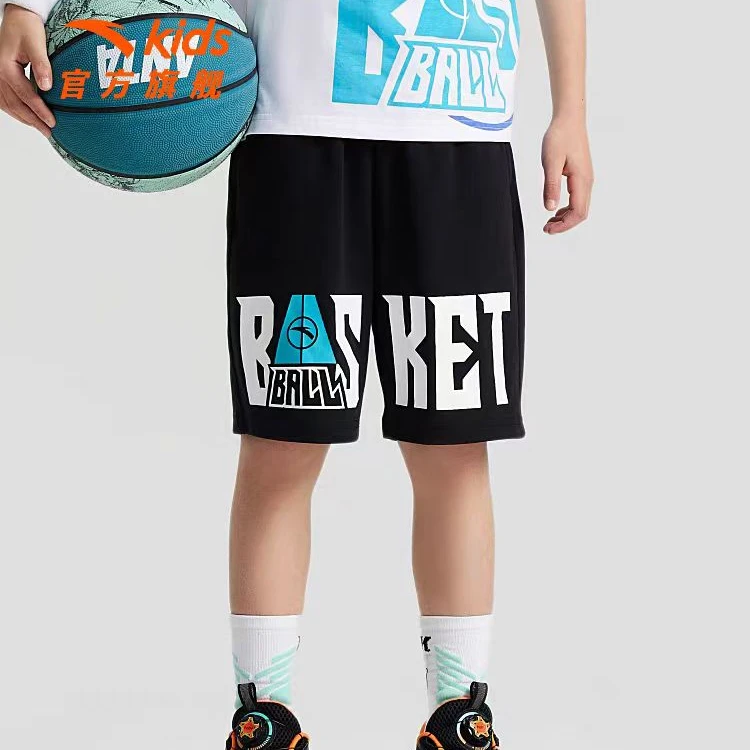 安踏儿童休闲百搭篮球短裤运动五分裤运动宽松透气舒适352421708