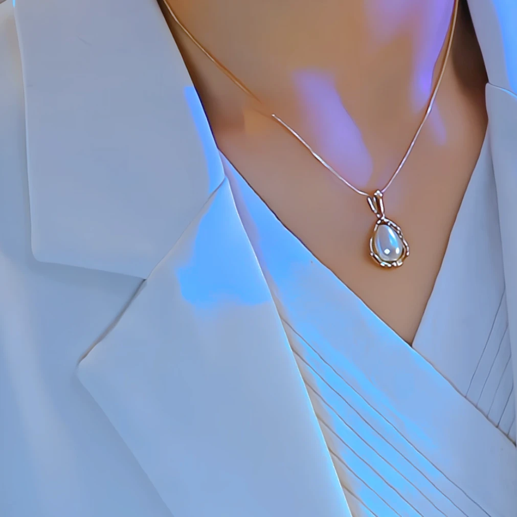 钛钢项链 VL-不规则轻奢百搭锁骨链气质项链女毛衣链