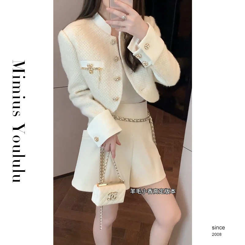 【mimius】月月【高级手工坊】立领排扣上衣(袖口可拆）F07024