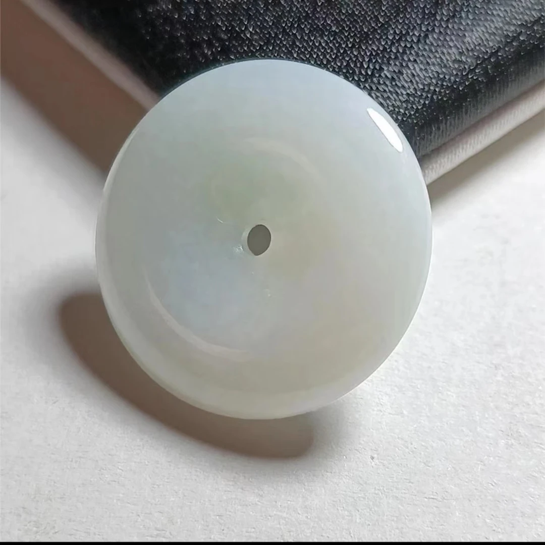 揽翠手镯宠粉福利平安扣天然翡翠A货吊坠气质带证书，多样性发货