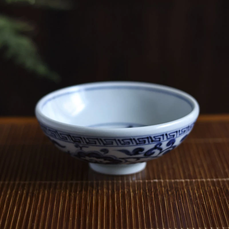 【小田甄陶】灵芝回纹-翁宿-普洱杯（翁宿S0095）