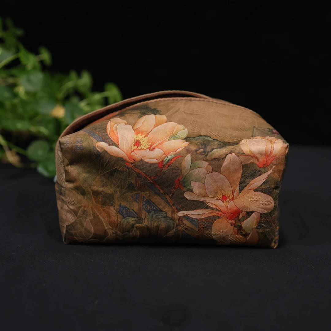 【小田甄陶】玉兰布艺方形纸巾包（昂含0024）