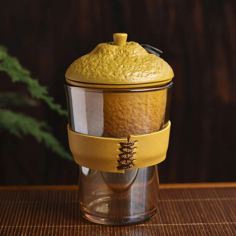 【小田甄陶】丑桔吸管杯（Q4840）