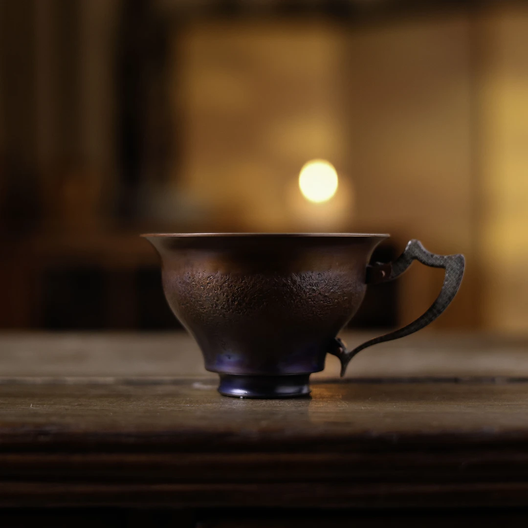 【小田甄陶】欧式碗型咖啡杯（春喜铜0322）