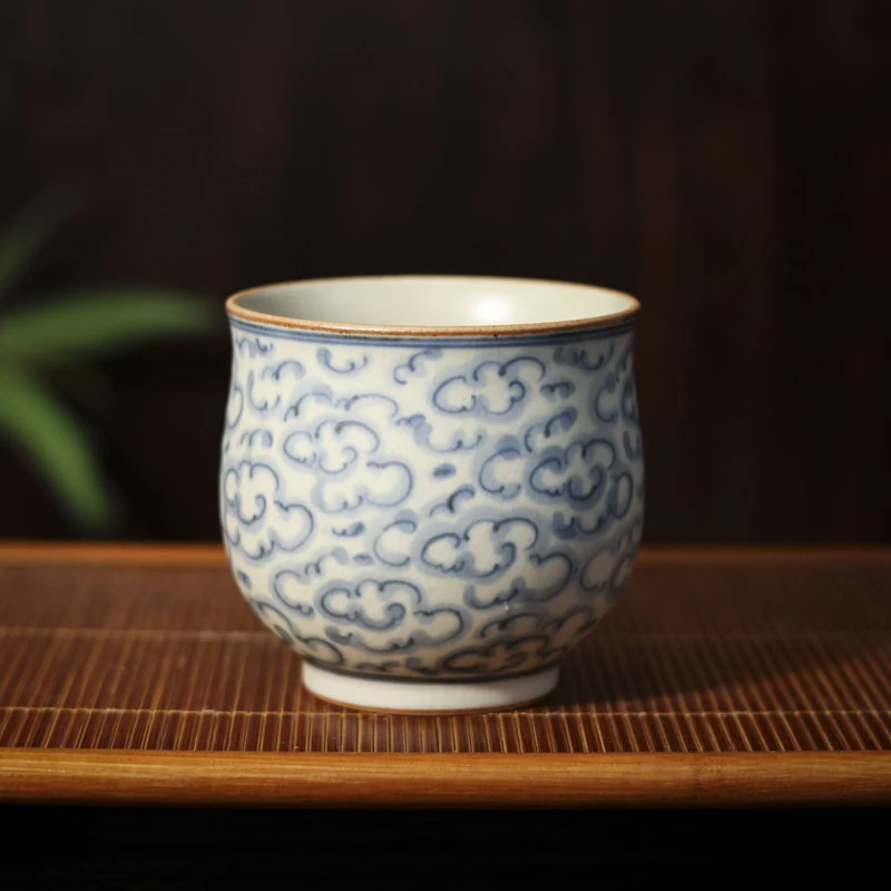 【小田甄陶】祥云胖肚-朴云堂-建水-230CC（朴杯0189）