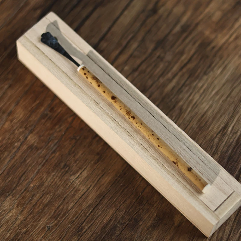 【小田甄陶】银杏叶茶拨（春喜铜0090）