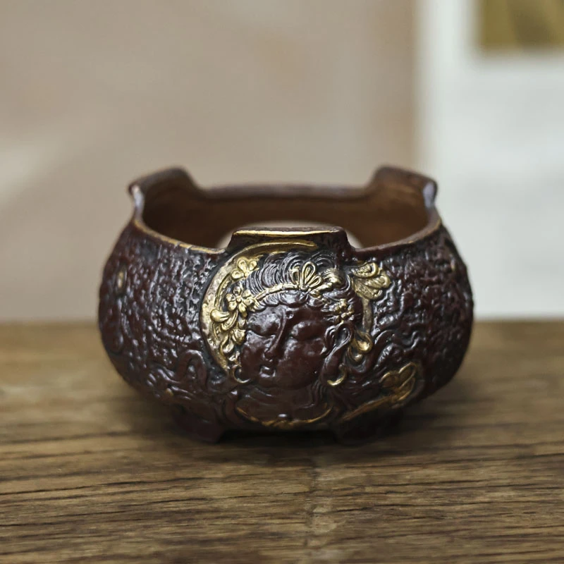 【小田甄陶】老陶泥-南絮-赤金炉（Q3960）