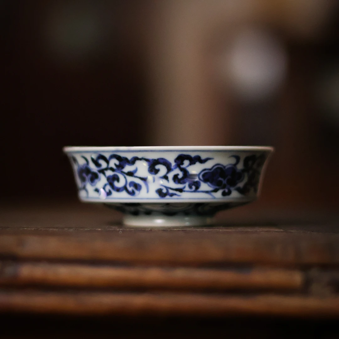 【小田甄陶】翁宿-麒麟祥云金鳞盏（翁宿S0157）