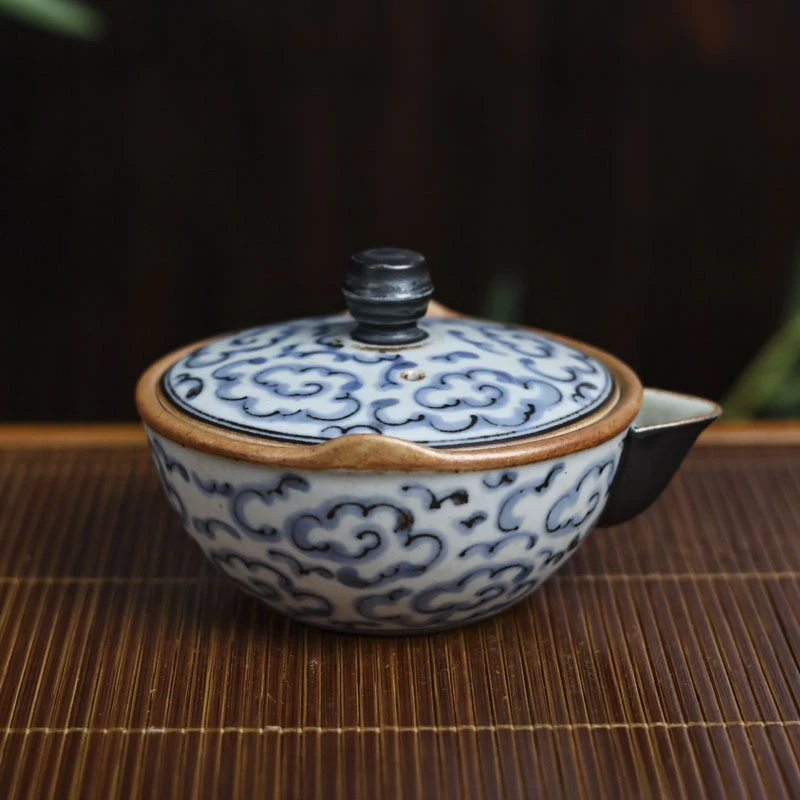 【小田甄陶】 祥云-朴云堂-无孔矮宝瓶-100CC（朴宝瓶0006）