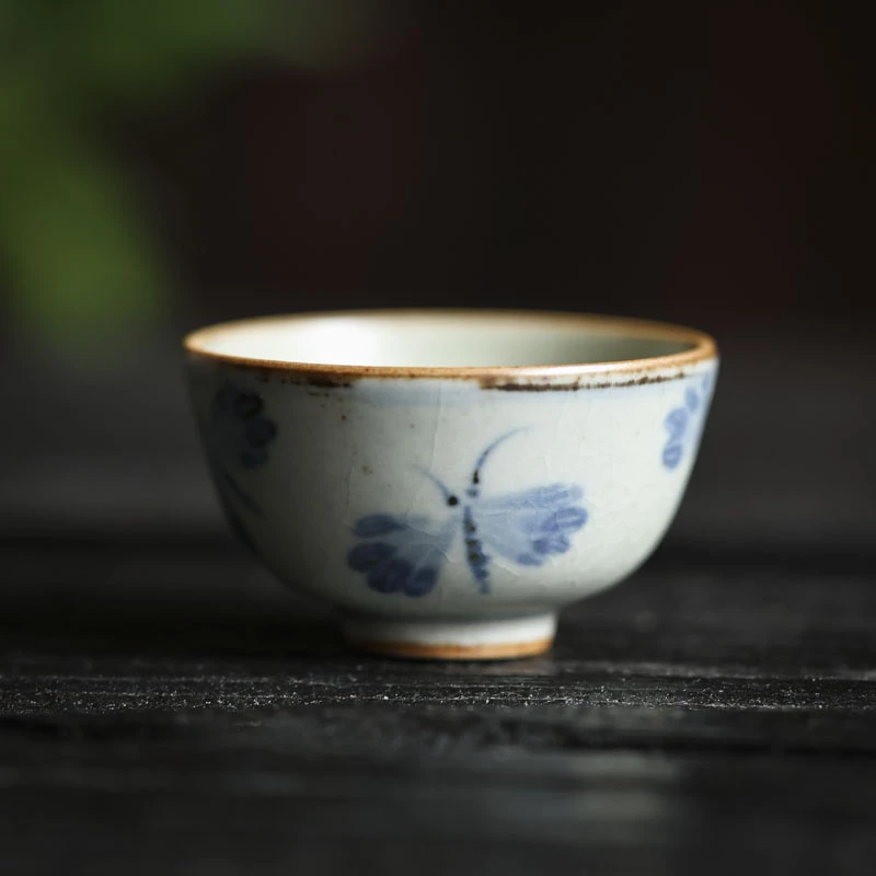 【小田甄陶】蝴蝶-朴云堂-小杯-30CC（朴杯0191）