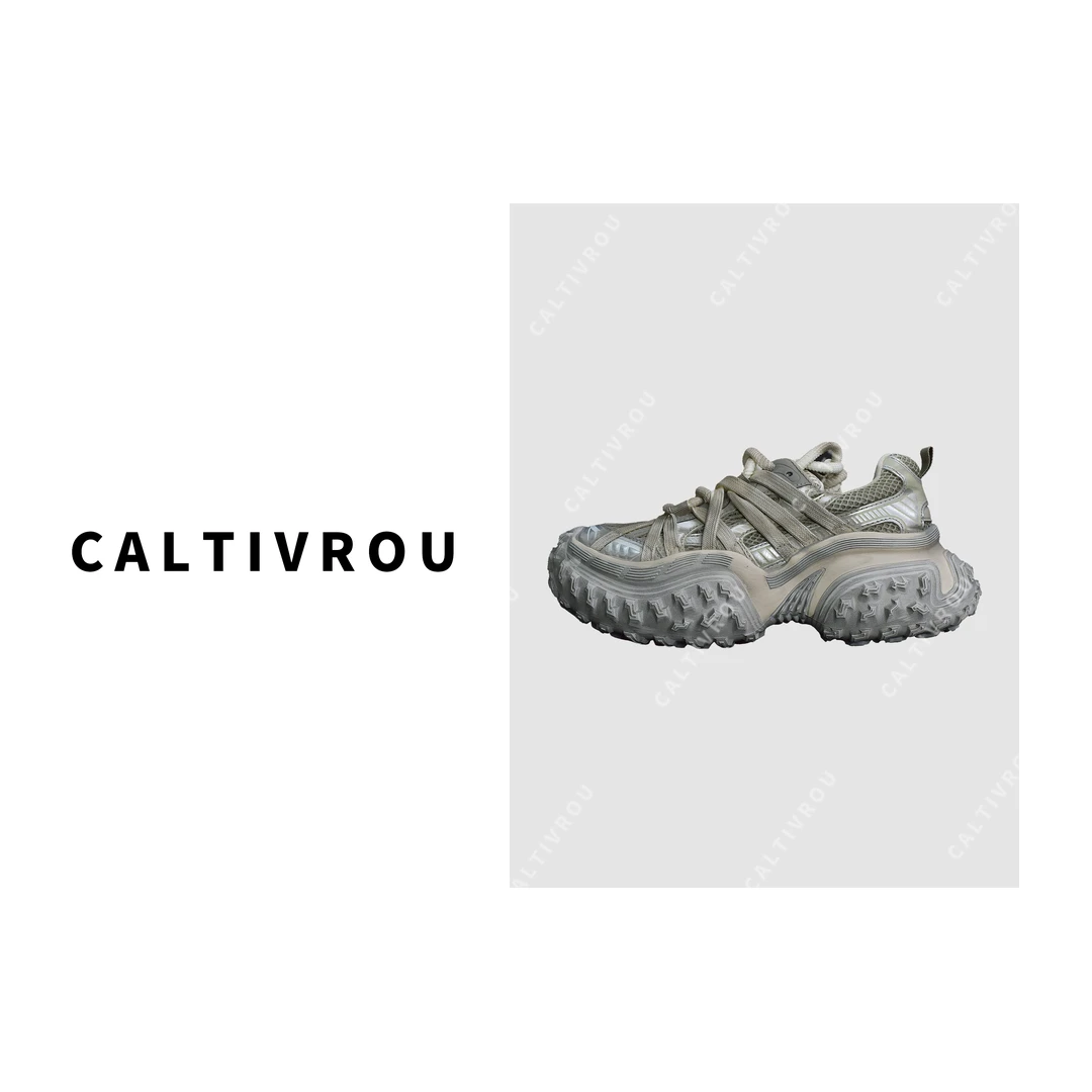 Caltivrou时髦复古休闲感老爹鞋-X11938-X