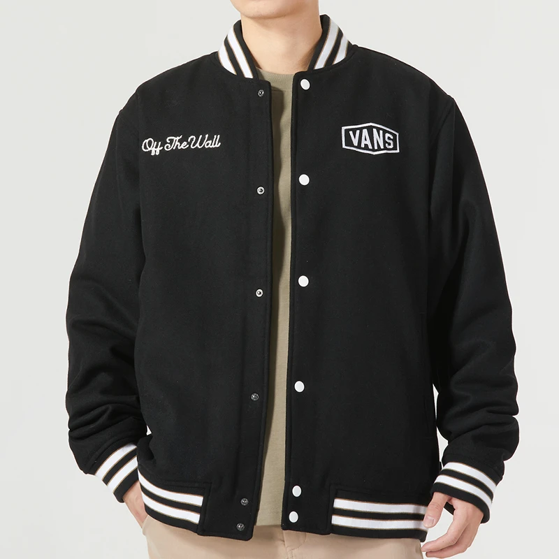Vans/范斯男装上衣秋季款运动服时尚休闲夹克潮流外套VN0A7S92BLK