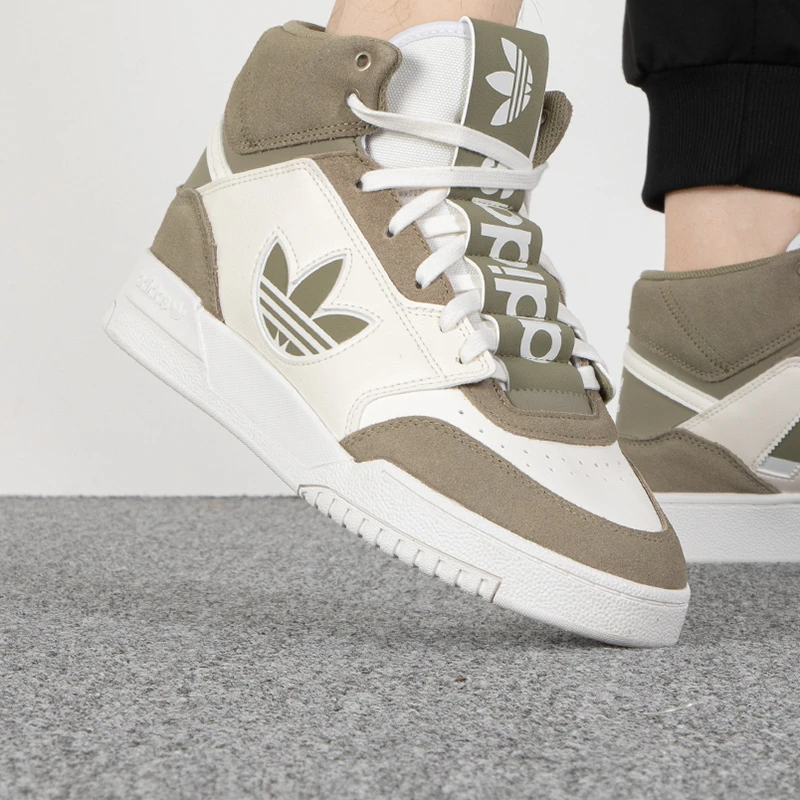 ADIDAS阿迪达斯三叶草男鞋DROP STEP高帮运动板鞋FZ5709