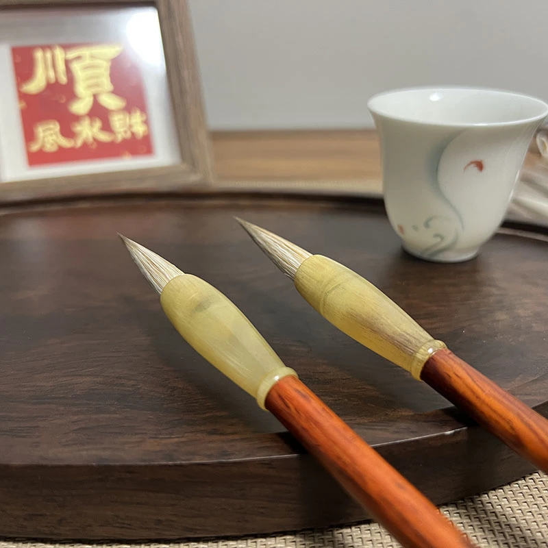 善琏湖笔狼毫羊毫兼毫毛笔 书画小楷中楷大楷毛笔 笔艺斋专拍链接