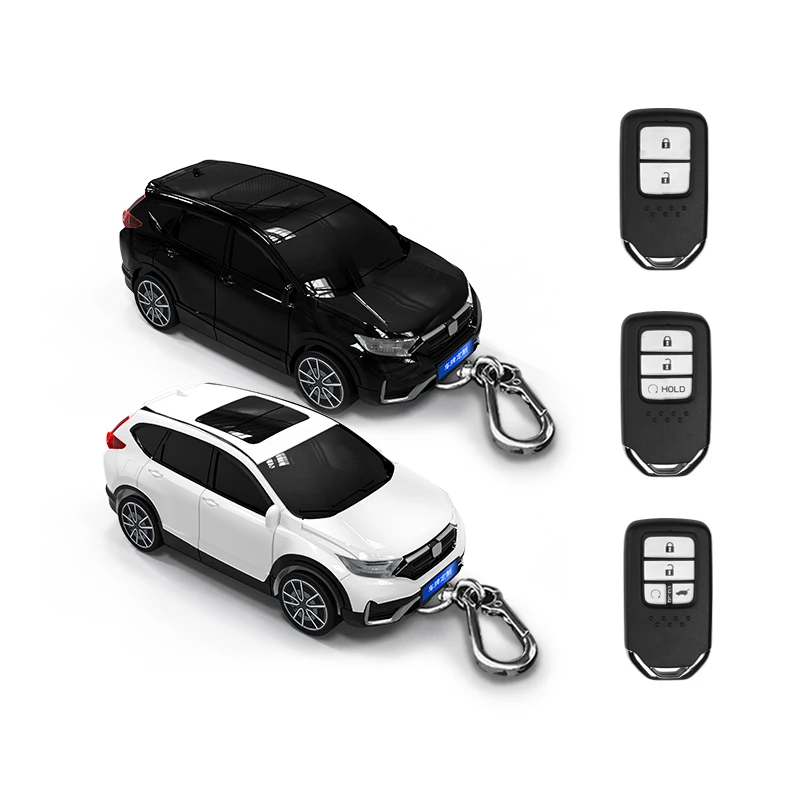 适用于本田CRV汽车钥匙智灵鸟汽车模型钥匙保护壳带灯光个性礼物